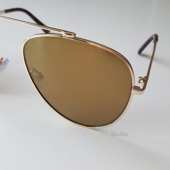 Lucky 🍀 Brand CAPITOLA GOLD Aviator Sunglasses - Picture 6 of 9